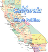 Mapa Politico California