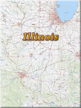 Mapa Illinois