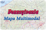 Mapa Pennsylvania